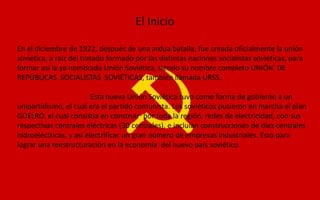 La unión soviética PPT