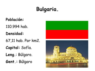 Países  que han presentado su candidatura. 