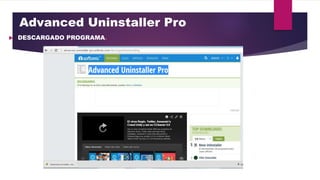 Advanced Uninstaller Pro
 DESCARGADO PROGRAMA.
 