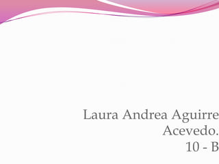 Laura Andrea Aguirre Acevedo.10 - B 
