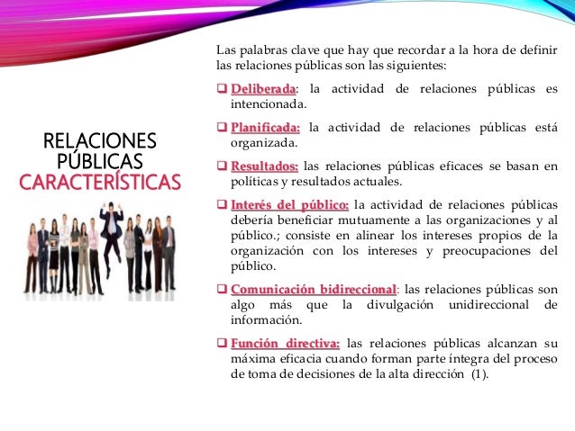 Las Relaciones Publicas y su campo de Acción