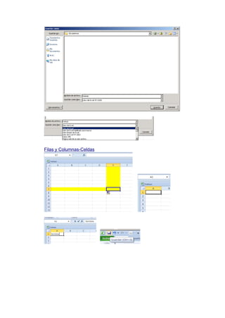 Filas y Columnas-Celdas

 