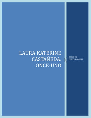 LAURA KATERINE 
CASTAN EDA. 
ONCE-UNO 
REDES DE 
COMPUTADORAS 
 