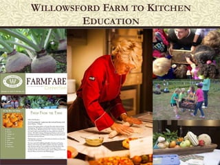 WILLOWSFORD FARM TO KITCHEN
EDUCATION
17
 
