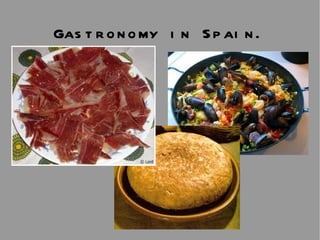 Gastronomy in Spain. 
