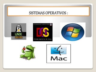 SISTEMAS OPERATIVOS :