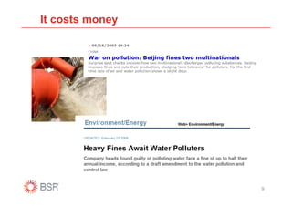 It costs money




                 9
 