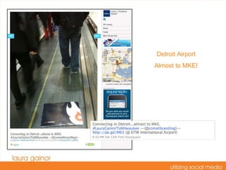 Detroit Airport Almost to MKE! 