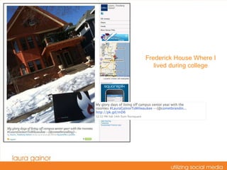Frederick House Where I lived during college 