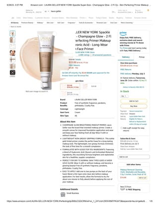 LAURA GELLER NEW YORK Spackle Super-Size - Champagne Glow - 2 Fl Oz - Skin Perfecting Primer Makeup with Hyaluronic Acid - Long-Wear Foundation Face Primer.pdf