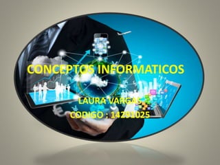 CONCEPTOS INFORMATICOS
LAURA VARGAS
CODIGO : 14291025
 