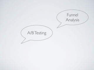A/BTesting
Funnel
Analysis
 