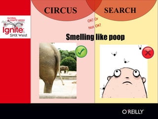 CIRCUS SEARCH Smelling like poop OK? Or Not OK? 