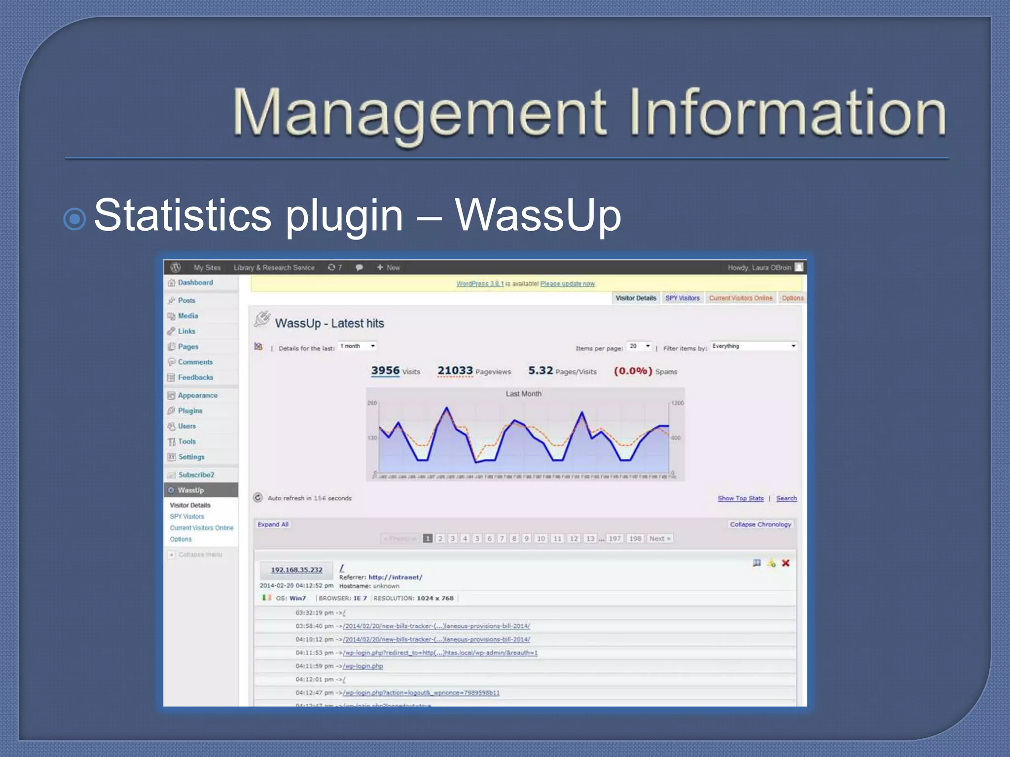  Statistics

plugin – WassUp

 