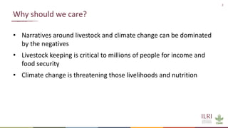 Sustainable livestock systems: Appropriate solutions for different contexts