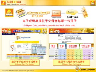 课目   Subject 年级   Level 回答次数 No. of Attempts 平均分数 Average Score 提供予 学生 的电子成绩单 E-Report Card For Student 提供予 父母 的电子成绩单 E-Report Card For Parents 电子成绩单提供予父母亲与每一位孩子 E-Report Card provide to parents and each of the child. 电子成绩单 