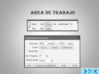 AREA DE TRABAJO
 