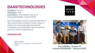 Les 35 Laureats du programme French Tech Diversité