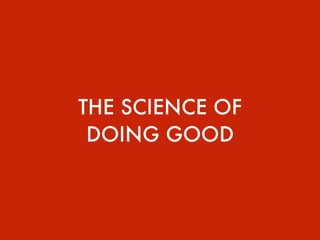 Lauren Currie: The science of doing good things