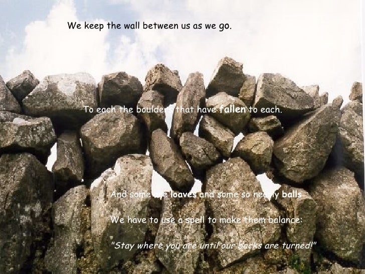 Mending Wall Analysis