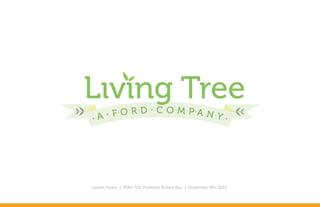 27




     Lauren Peters | SERV 724, Professor Robert Bau | November 8th, 2012
 