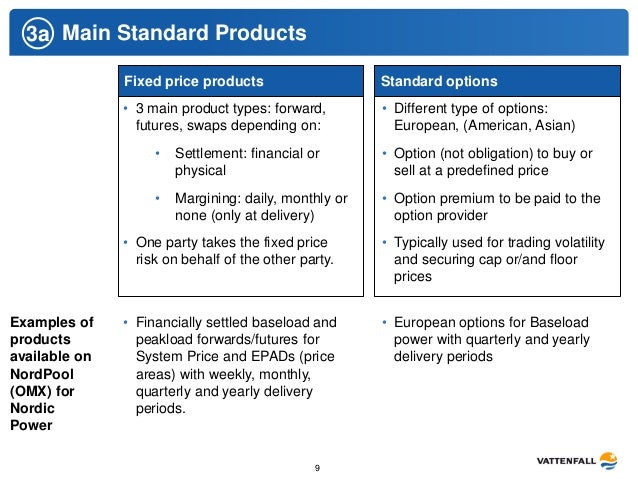 Swaps and forwards are subject to counterparty risk exchange traded futures and options are not