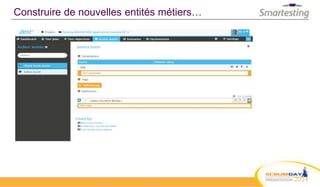 Construire de nouvelles entités métiers…
 