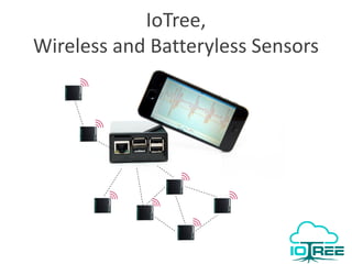 IoTree,
Wireless and Batteryless Sensors
 
