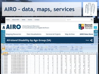 AIRO – data, maps, services
 