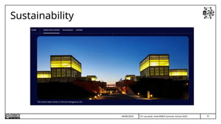 T.P. Lauriault, InterPARES Summer School 2025
Sustainability
31
24/06/2025
 