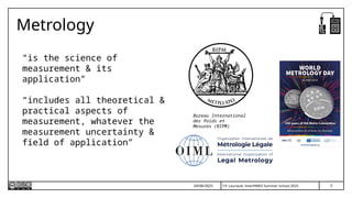 5
T.P. Lauriault, InterPARES Summer School 2025
Metrology
“is the science of
measurement & its
application”
“includes all theoretical &
practical aspects of
measurement, whatever the
measurement uncertainty &
field of application”
Bureau International
des Poids et
Mesures (BIPM)
24/06/2025
 