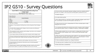 50
T.P. Lauriault, InterPARES Summer School 2025
IP2 GS10 - Survey Questions
24/06/2025
 