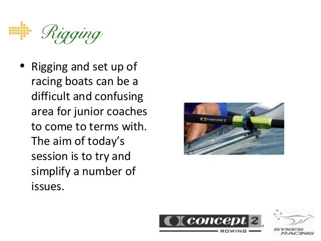 Rowing Boat Rigging Chart