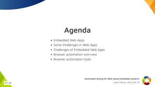 Automated Testing for Web-based Systems on Embedded Devices | PPT