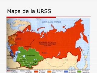 Mapa de la URSS 