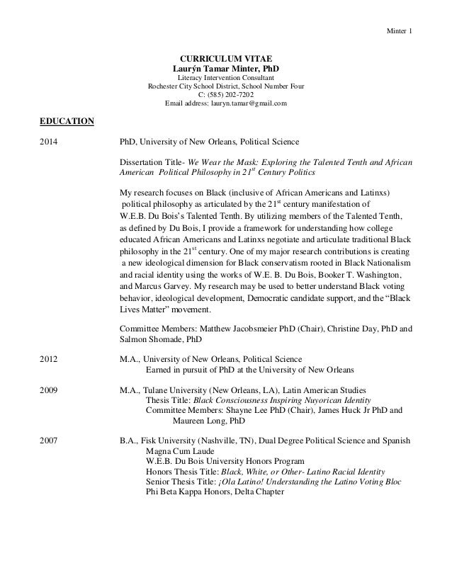 Resume mdphd