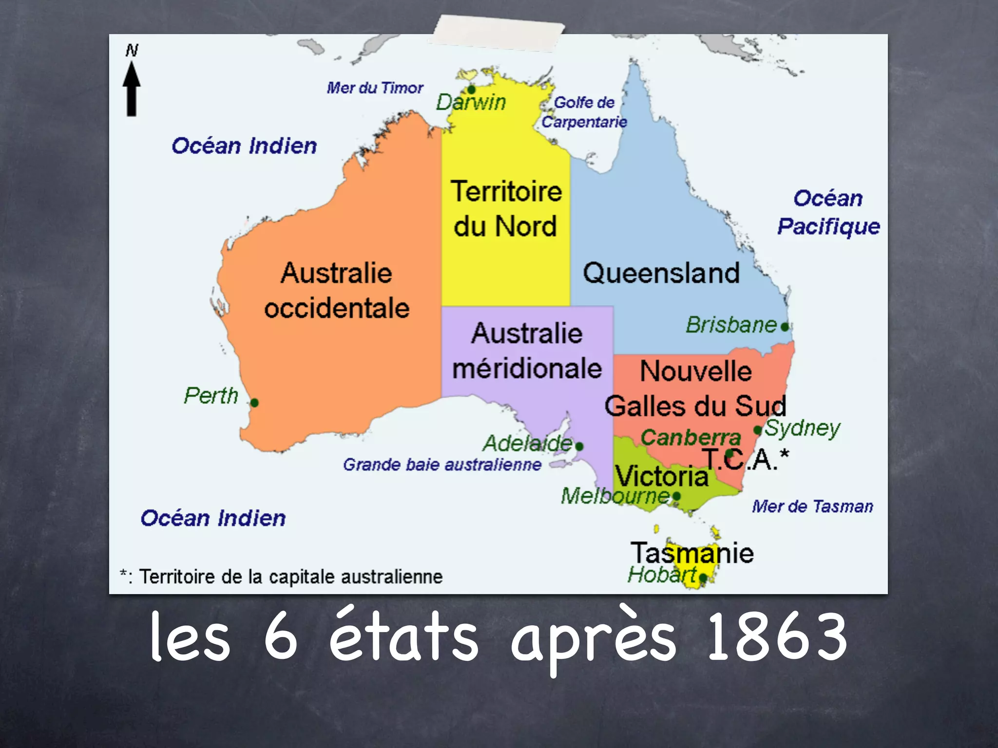 Carte Ancienne Australie 1859 - Nouvelle-Galles Du Sud, Brisbane, Melbourne, Sydney - Très Bon état
