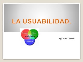 Ing. Pura Castillo
 