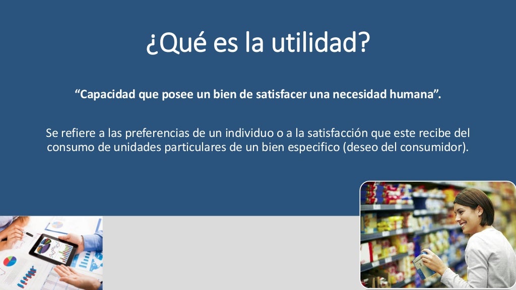 La utilidad