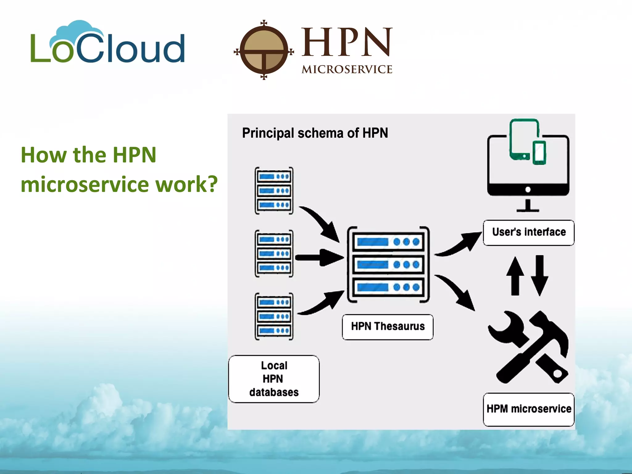 How the HPN
microservice work?
 