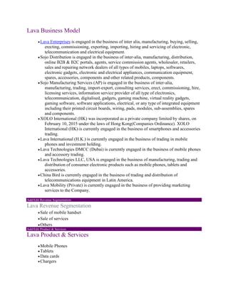 Lava International Unlisted shares Overview | PDF