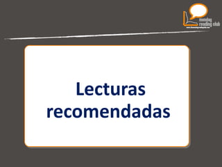 Lecturas recomendadas  