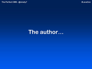 The author… 