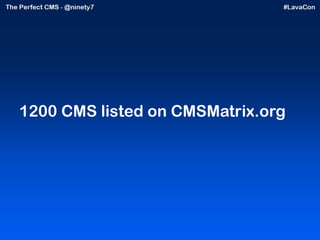 1200 CMS listed on CMSMatrix.org 