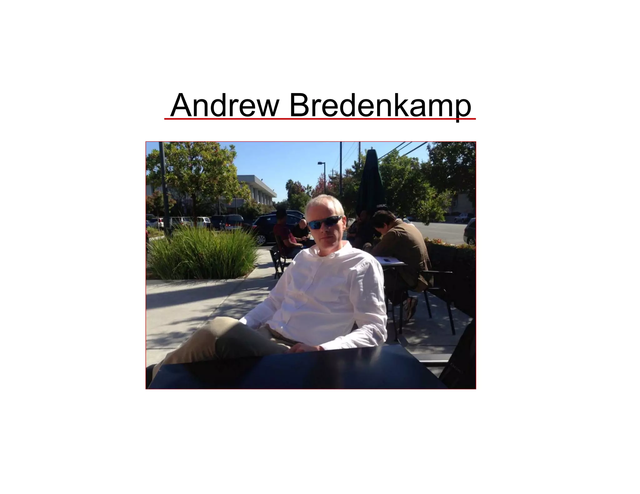Andrew Bredenkamp

 