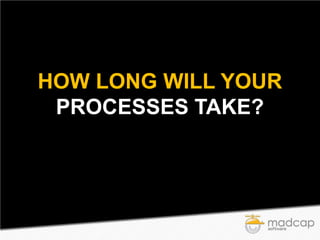 HOW LONG WILL YOUR
PROCESSES TAKE?

 