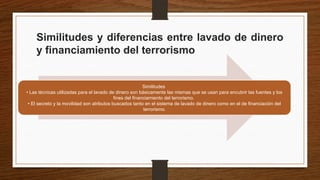 El lavado de dinero en GUATEMALA y la ley del Terrorismo | PPTX