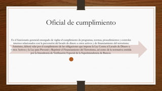 El lavado de dinero en GUATEMALA y la ley del Terrorismo | PPTX