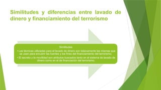 EL LAVADO DE DINERO EN GUATEMALA y la LEY del Terrorismo | PPTX