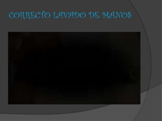 CORRECTO LAVADO DE MANOS